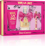 Viva La Juicy W 3.4 OZ&.33 OZ EDP &4.2 OZ body Souffle General Juicy Couture