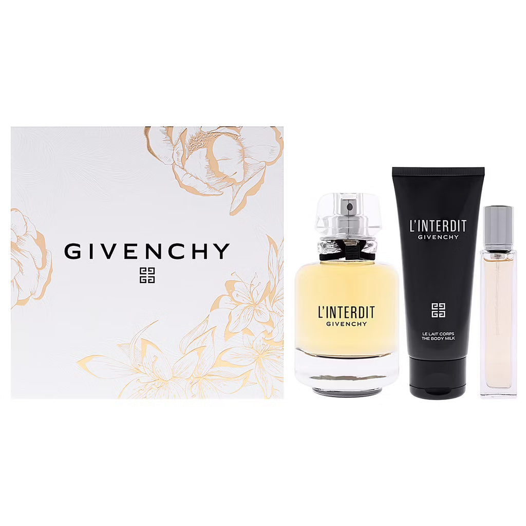 Givenchy L'Interdit EDP 2.7oz & 2.5oz BM & .42oz Mini – AuraFragrance