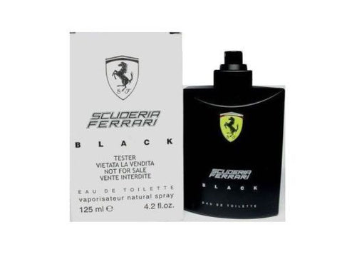Scuderia Ferrari Black for Men by Ferrari EDT 4.2 Oz. (Tester/No Cap) General Ferrari