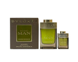 Bvlgari Man Wood Essence for Men EDP General Bvlgari 3.4oz EDP & .5oz EDP Travel Set