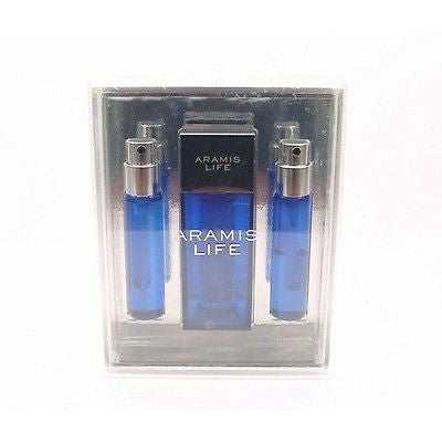 Aramis Life for Men Gift Set Three .5 Oz EDT Sprays General Aramis