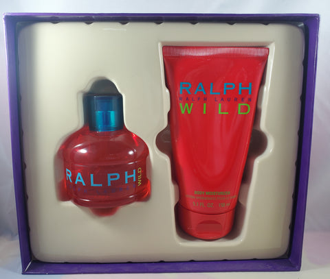 Ralph Wild Women Gift Set 3.4oz EDT & 5.1 Body Moisturizer General Ralph Lauren