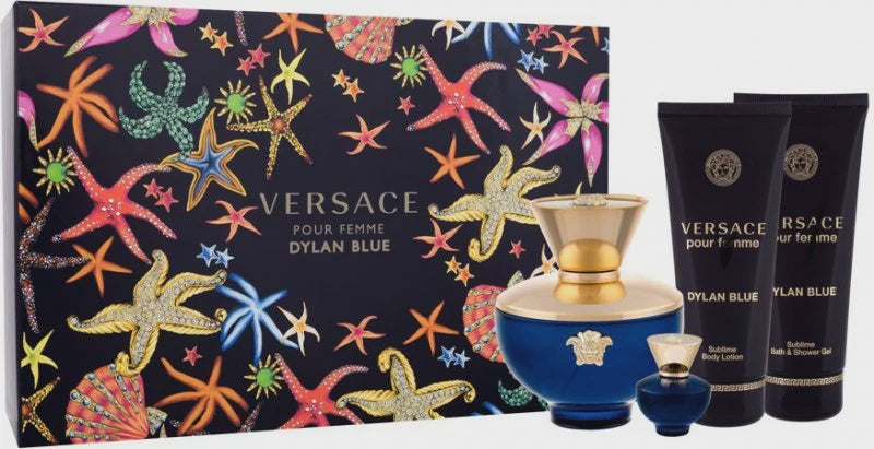 ヴェルサーチ ディランブルー 3点 ギフトセット Amazon.com : Versace Dylan Blue 3 Piece Mini Gift Set For