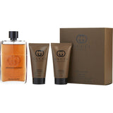 Gucci Guilty Absolute for Men EDP General Gucci 3oz EDP & 1.7oz ASB & 1.7oz Shower gel Gift Set (travel set)