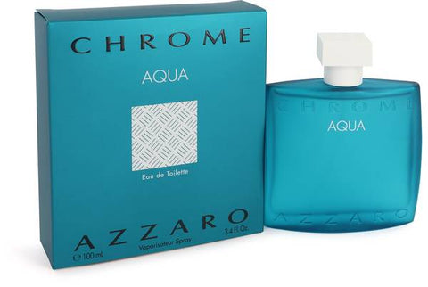 Chrome Aqua for Men EDT General Azzaro 3.4 OZ Regular Box
