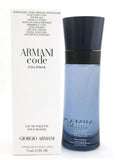 Armani Code Colonia for Men by Giorgio Armani EDT General Giorgio Armani 2.5 OZ Tester Box (same liquid, plainer box)