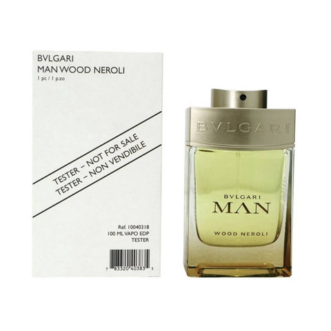 Bvlgari Man Wood Neroli for Men EDP General Bvlgari 3.4 OZ Tester Box (same liquid, plainer box)