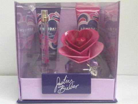 Someday by Justine Bieber 3.4 Oz Women 3.4/3.4 Body Lotion/3.4 Oz Body Wash/.33 Oz Parfum General Aura Fragrance