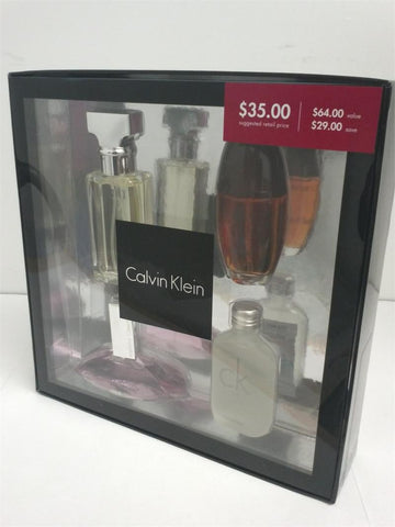 Calvin Klein Mini Gift Set Eternity 0.5 Oz /Euphoria 0.5 Oz/Obsession 0.5 Oz/Ck 0.5 Oz for Women General Calvin Klein