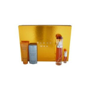 Perry Man by Perry Ellis EDT 3.4Oz/ A.S. 3.0Oz /Gel, 2.75Oz /Deo Stick 7.5Ml for Men General Perry Ellis