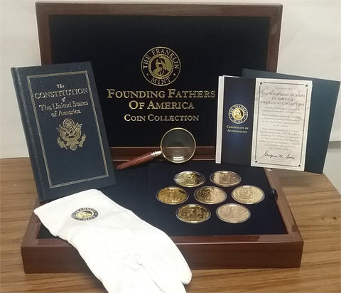 Founding Fathers Of America Coin Collection by The Frankling Mint General Aura Fragrance
