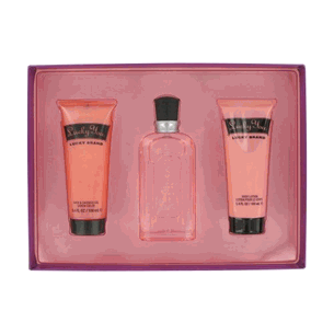 Lucky You by Lucky Brand, 3 Piece Gift Set for Women 3.4Oz EDT General Aura Fragrance