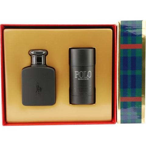 Polo Double Black by Ralph Lauren EDT 4.2Oz/Deo 2.6Oz for Men General Ralph Lauren