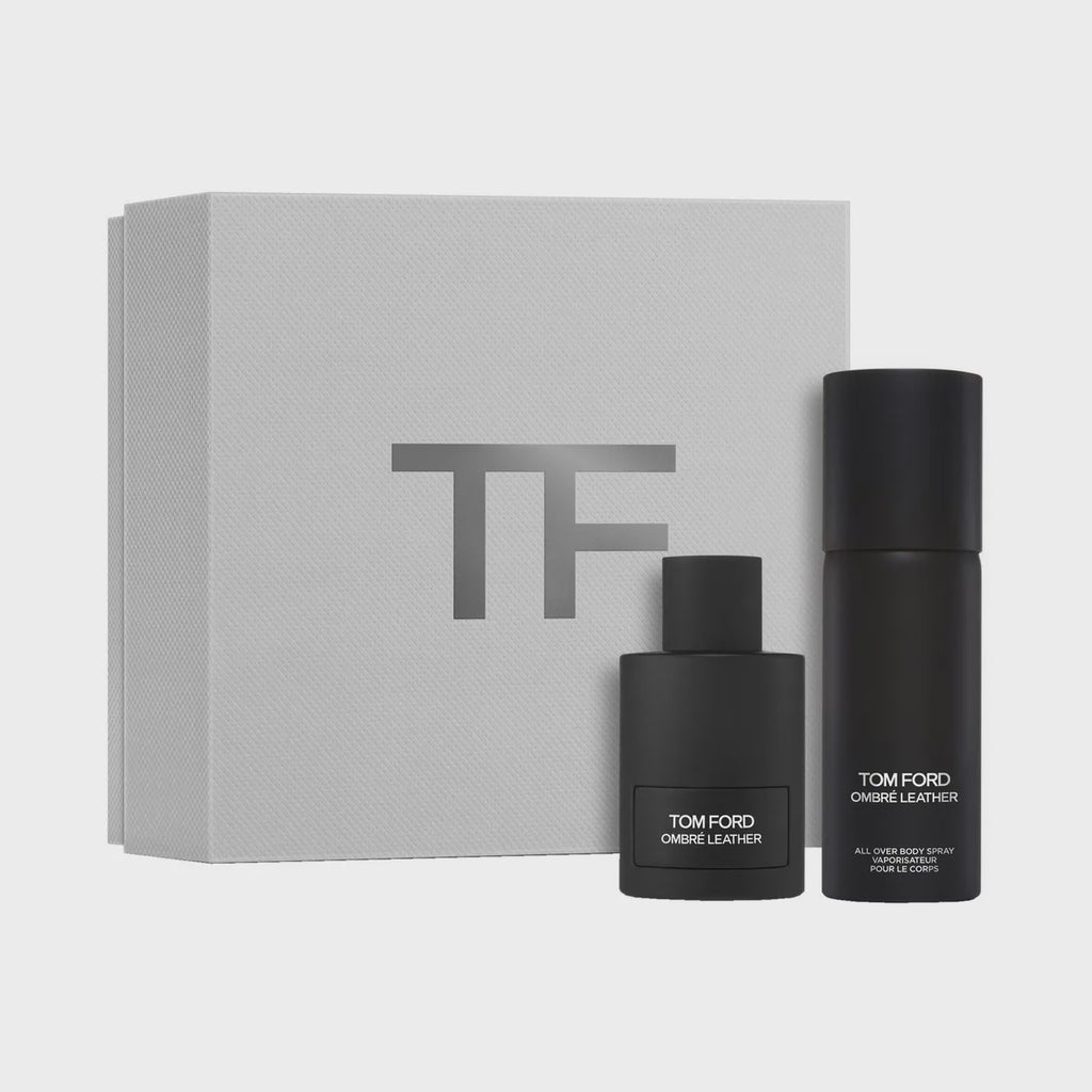 Ombre Leather Tom Ford Gift Set 3.4oz EDP & 5oz Body Spray