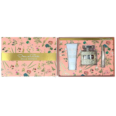 Oscar de la Renta Bella Essence Women Set 3.4oz EDP & .5oz EDP & 3.4oz Body Lotion General Oscar de la Renta