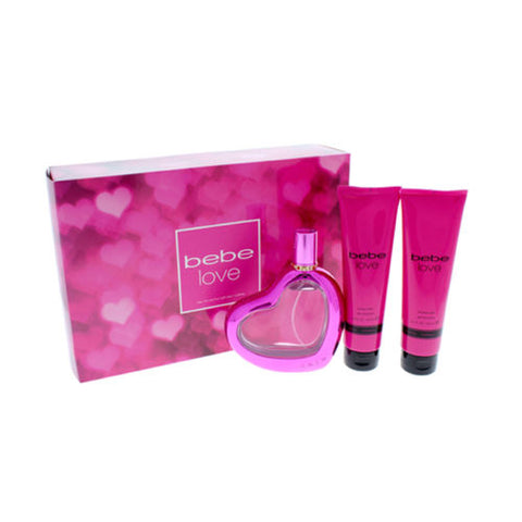 Bebe Love 3.4oz EDP/3.4oz BL/3.4oz SG for Women General Bebe