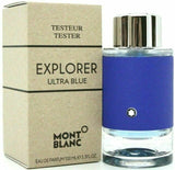 Mont Blanc Explorer Ultra Blue for Men EDP General Mont Blanc 3.4 OZ Tester Box (same liquid, plainer box)