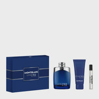Mont Blanc Legend Blue Set 3.3oz EDP & .25oz Mini & 3.3oz Shower Gel