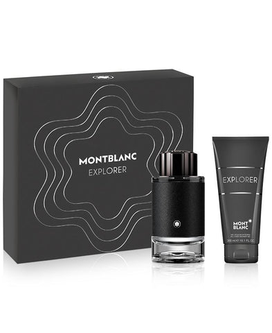 Mont Blanc Explorer Men Set 2oz EDP & 3.4oz Shower Gel General Mont Blanc