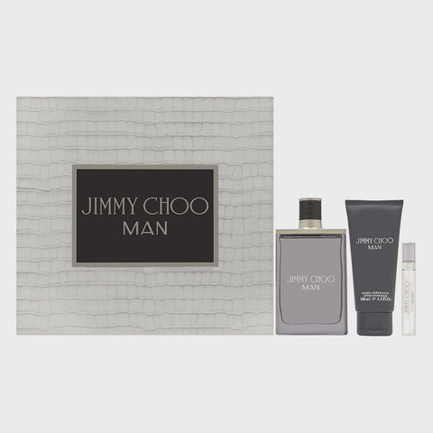 Jimmy Choo Man Set 3.3oz EDT & .34oz EDT & 3.3oz SG” General Jimmy Choo