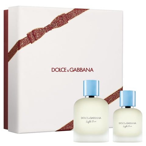 D&G Light Blue Men Set 3.4oz EDT & 1.7oz EDT General Dolce & Gabbana
