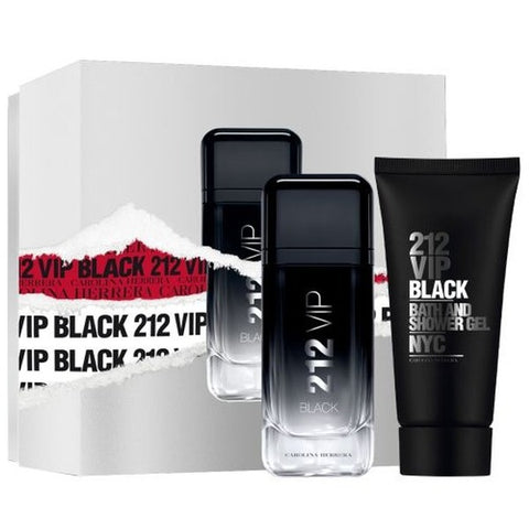 212 VIP Black Men Set 3.4oz EDP & 3.4oz Shower Gel