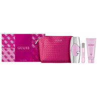 Guess Pink for Women 2.5oz EDP & 6.7 Body Lotion & 0.5oz Mini & Bag