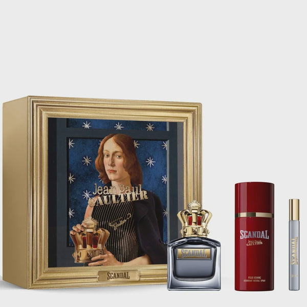 Scandal Men JPG Set 3.4oz EDT & 5oz Deo & .33oz EDT General Jean Paul Gaultier