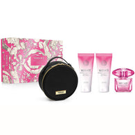 Versace Bright Crystal Absolu 3oz EDP & 3.4oz SG & 3.4oz Body Lotion & Bag General Versace
