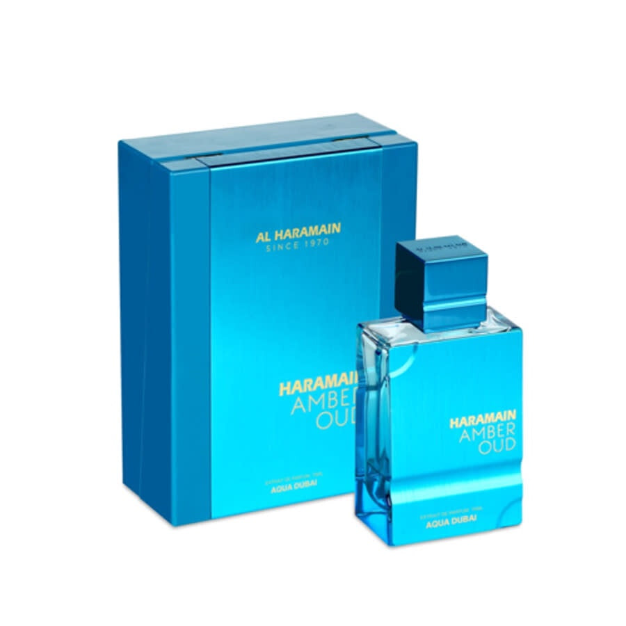 未開封HARAMAINアンバーウード アクアドバイ100mlアラビア香水UAE製 Amber Oud Aqua Dubai Al Haramain Unisex Extrait de Parfum