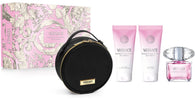Versace Bright Crystal 3.0oz EDT & 3.4oz BL & 3.4oz SG & Bag General Versace