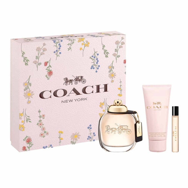 Coach Women Gift Set 3oz EDP & .25oz EDP & 3.3oz Body Lotion General Coach