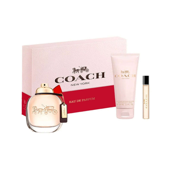 Coach Women Set 3oz EDP & .25oz EDP & 3.3oz Body Lotion