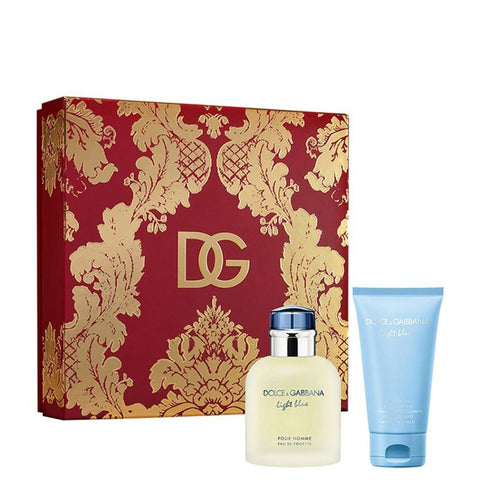 D&G Light Blue Set 2.5oz EDT & 1.7oz BC General Dolce & Gabbana