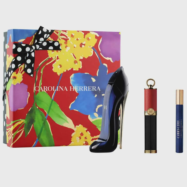 Good Girl Carolina Herrera Gift Set 2.7oz EDP & .34oz EDP & Mascara