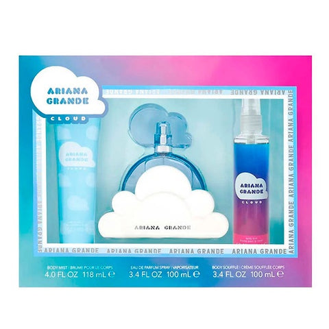 Ariana Grande Cloud Gift Set Women 3.4oz EDP & 4.0oz Body Mist & 3.4 Body Lotion