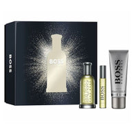 Hugo Boss Bottled Men Set 3.4oz EDT & 3.4oz Shower Gel & .33oz Mini EDT