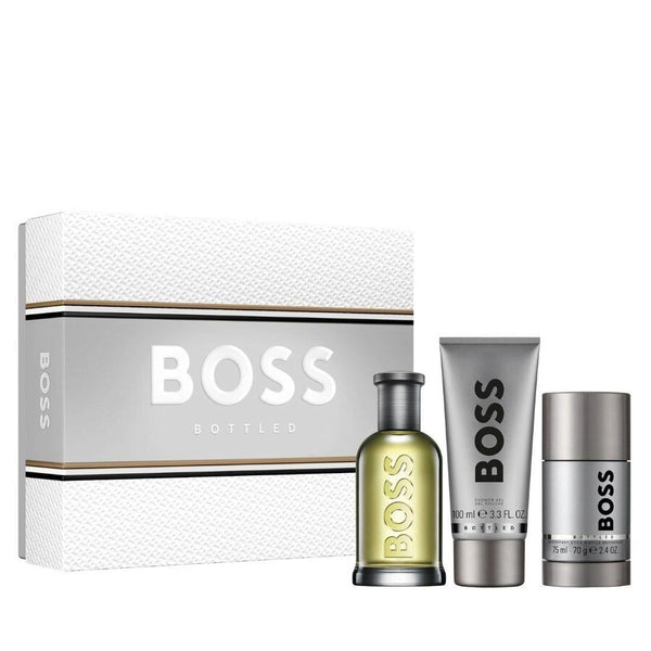 Hugo Boss Bottled Men Set 3.4oz EDT & 3.4oz Shower Gel & 2.4oz Deodorant General Hugo Boss