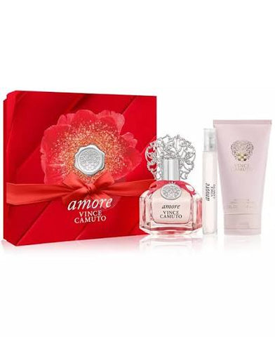 Vince Camuto Amore Set 3.4oz EDP & 2.5oz SG & 2.5oz BL General Vince Camuto