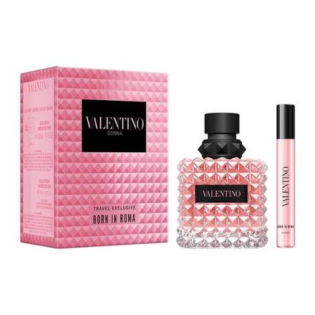 Valentino Donna Born in Roma for Women EDP General Valentino 3.4oz EDP & .34oz Mini Travel Set