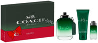 Coach Green Men Set 3.3oz EDT & 3.3 Shower Gel & 0.5oz Mini