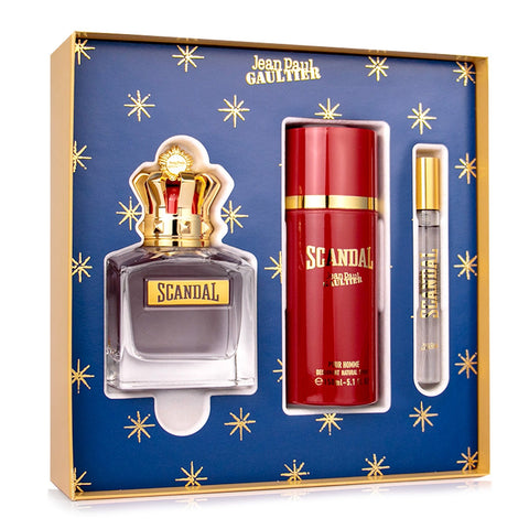 Scandal Men JPG Set 3.4oz EDT & 5oz Deodorant & .33oz EDT General Jean Paul Gaultier