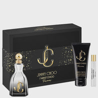 Jimmy Choo I Want Choo Forever Set 3.3oz EDP & 3.3oz BL & .25oz Mini