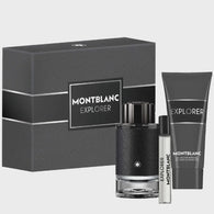 Mont Blanc Explorer Men Gift Set 3.4oz EDP & .25oz EDP & 3.4 SG