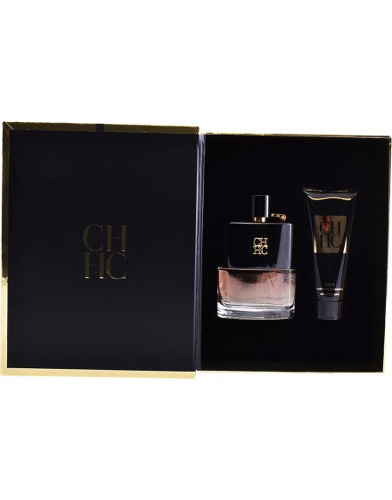 Ch Prive Men Set 3.4oz EDT & 3.4oz Aftershave Balm General Carolina Herrera