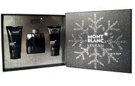 Mont Blanc Legend 3.4oz EDT & 3.4oz Aftershave Balm & 3.4oz Shower Gel