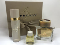 MY BURBERRY By Burberry EDP 3.0oz/Deo 3.3oz/S. Oil 1.0oz For Women - Aura Fragrances