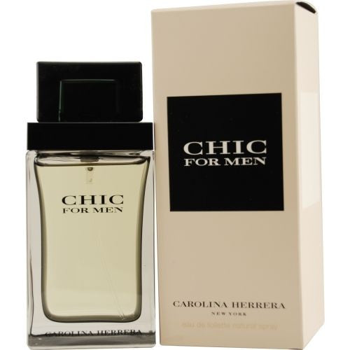 Chic by Carolina Herrera EDT for Men General Carolina Herrera 3.4 OZ Regular Box