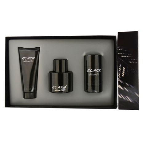 BLACK For Men by Kenneth Cole EDT 3.4 OZ. /A.S. 3.4 OZ./ DEO 2.6 OZ - Aura Fragrances