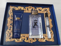 Dolce &  Gabbana King (K) Gift Set 3.3oz EDT & 1.6 ASB & .33 oz EDT